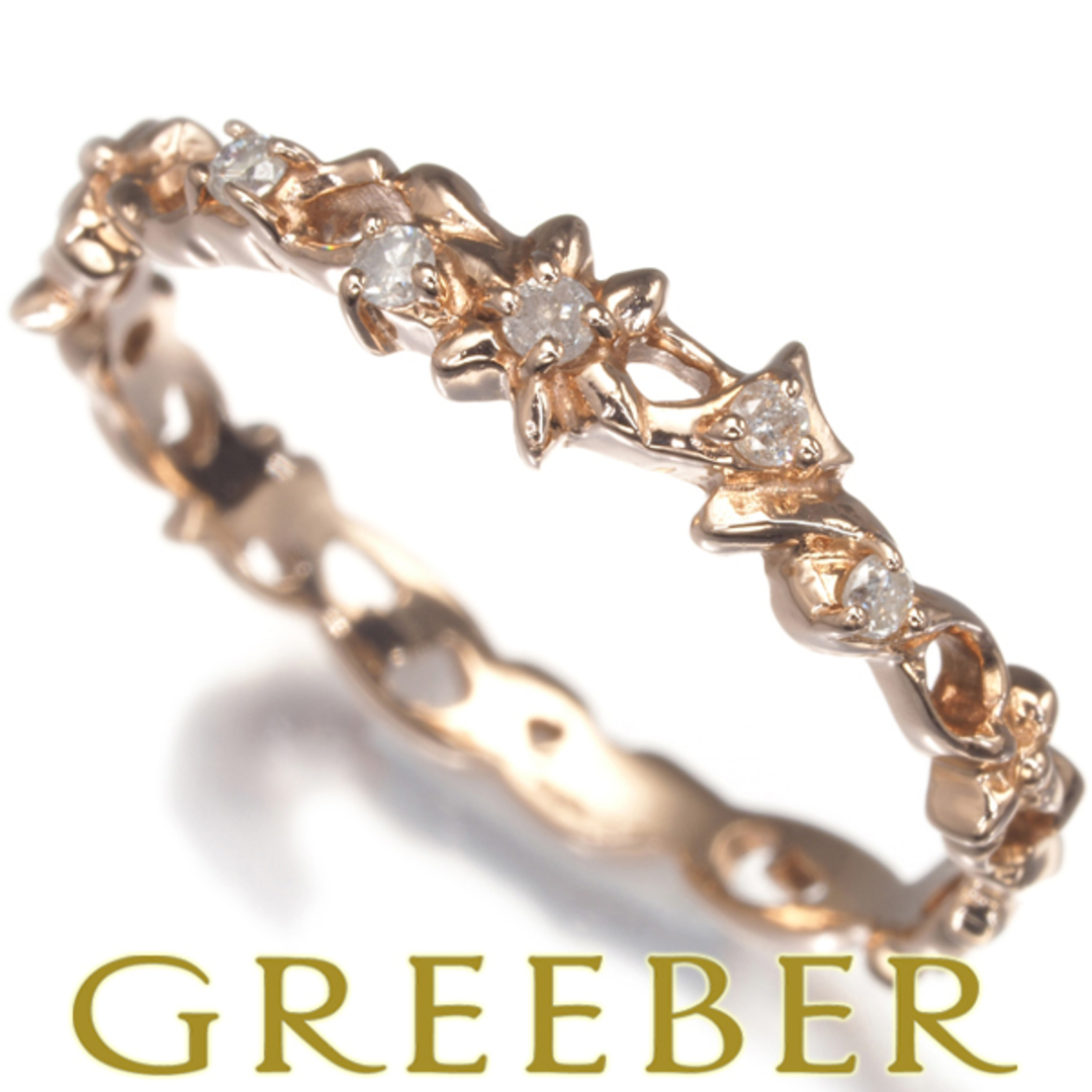 agete - アガット リング ダイヤ ダイヤモンド 0.05ct 透かし フラワー