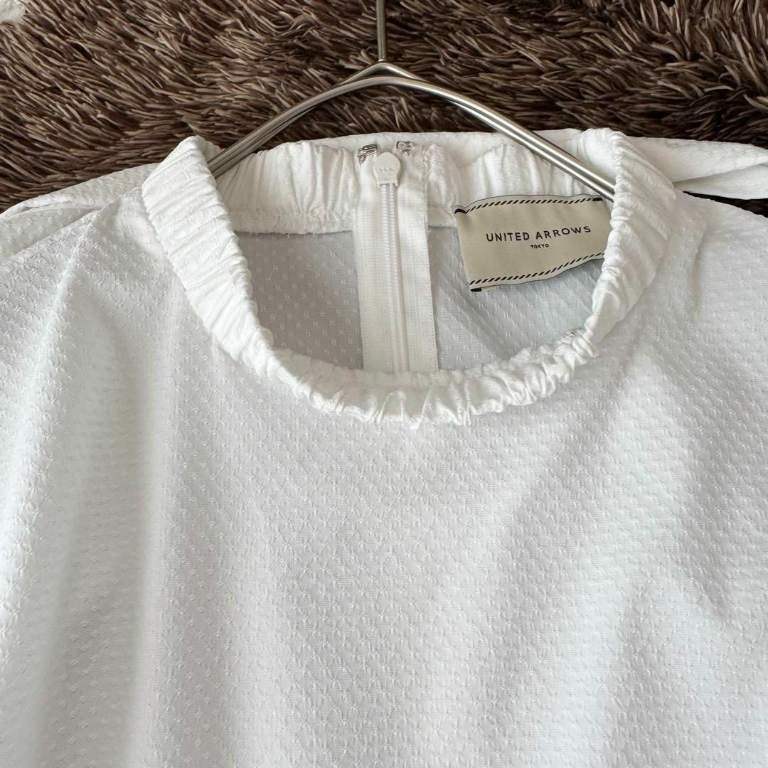 UNITED ARROWS - ユナイテッドアローズ ドット ドビー ブラウス