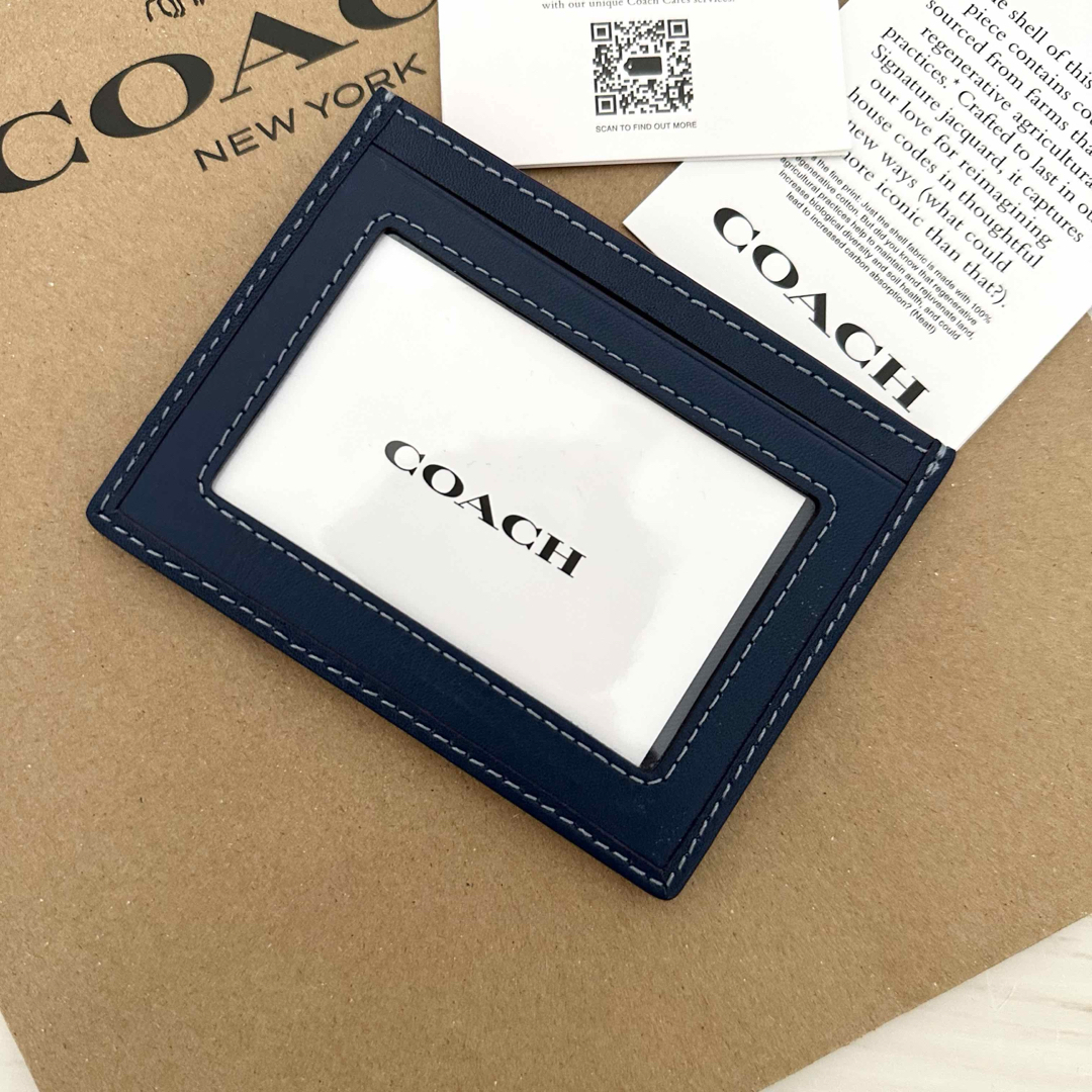 COACH - 限定品！新品 COACH 定期入れ IDケース デニム地の通販 by