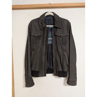 DOLCE&GABBANA（レザージャケット ・ ブラウン/茶色系）のフリマ