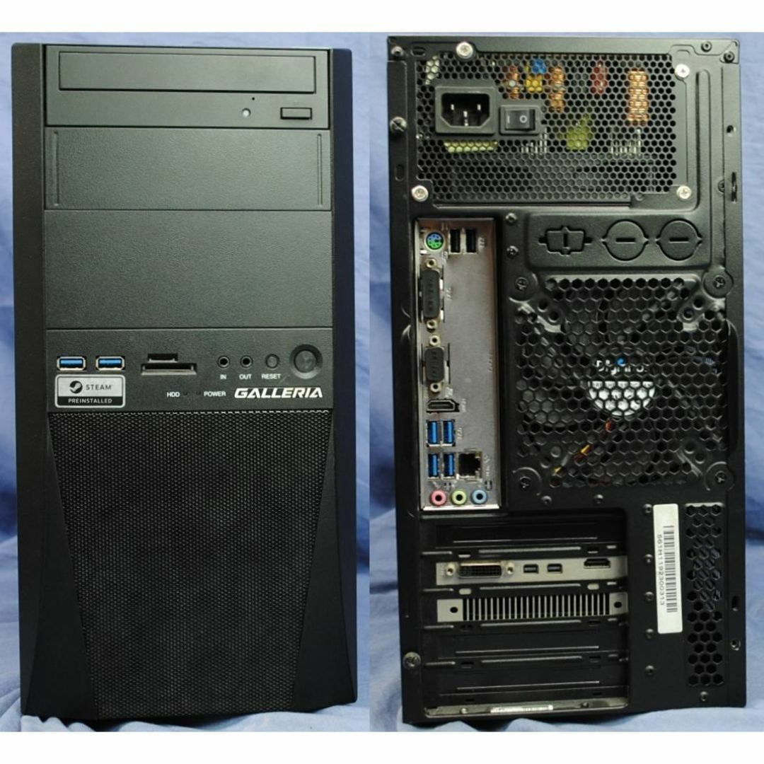 ゲーミングPC GALLERIA Ryzen5-2600 8Gb GTX-970 ゲーミングPC