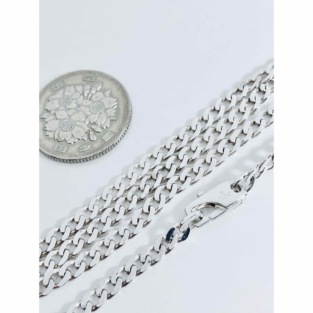 超美品GUCCI 喜平チェーン ネックレス 男女兼用 SV925