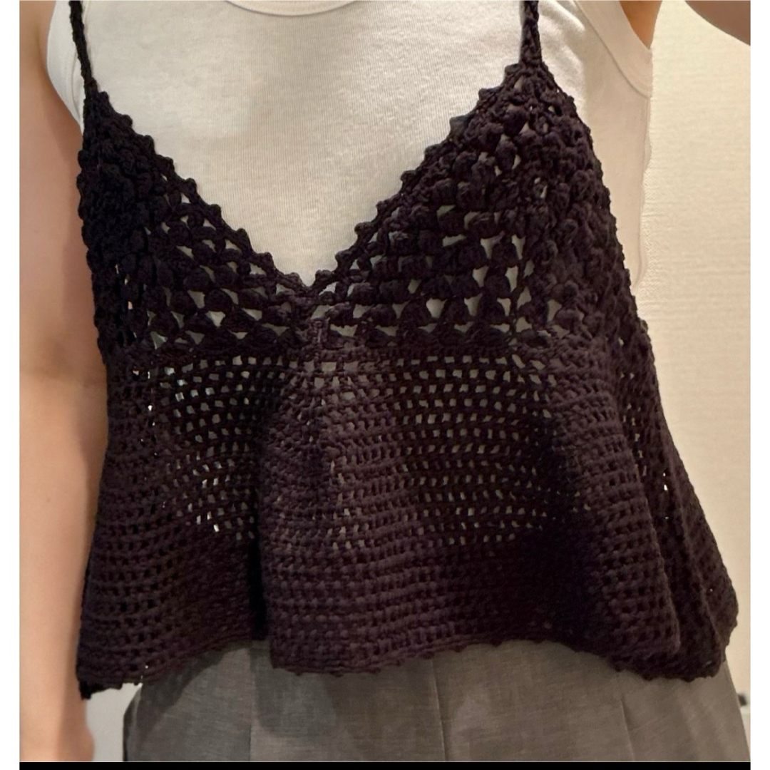 Spick & Span - 新品未使用タグ付き クロシェニットキャミソールの通販