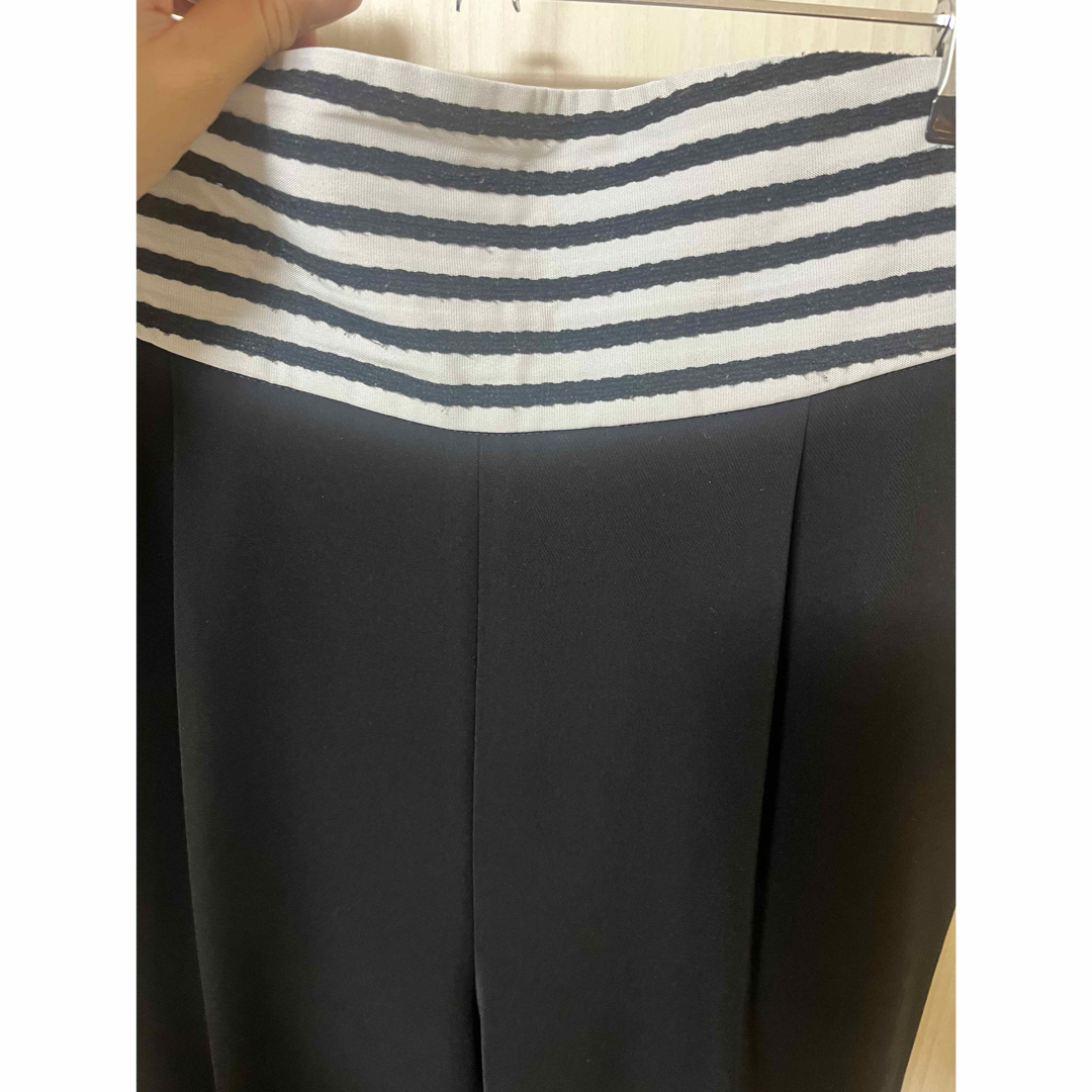 BORDERS at BALCONY - borders at balcony 定番 テーパードパンツ 黒