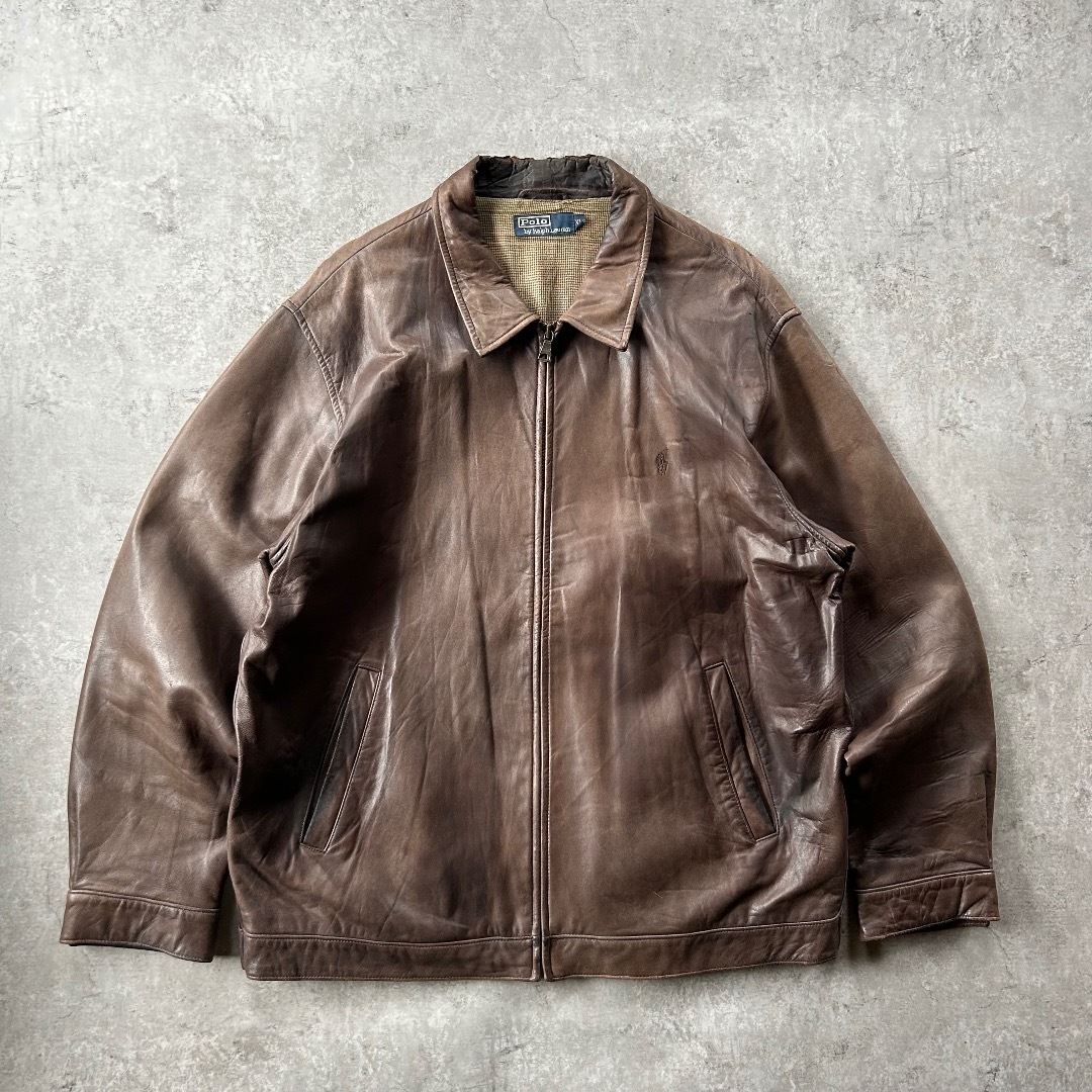 Ralph Lauren - 90s ラルフローレン レザージャケット スウィング