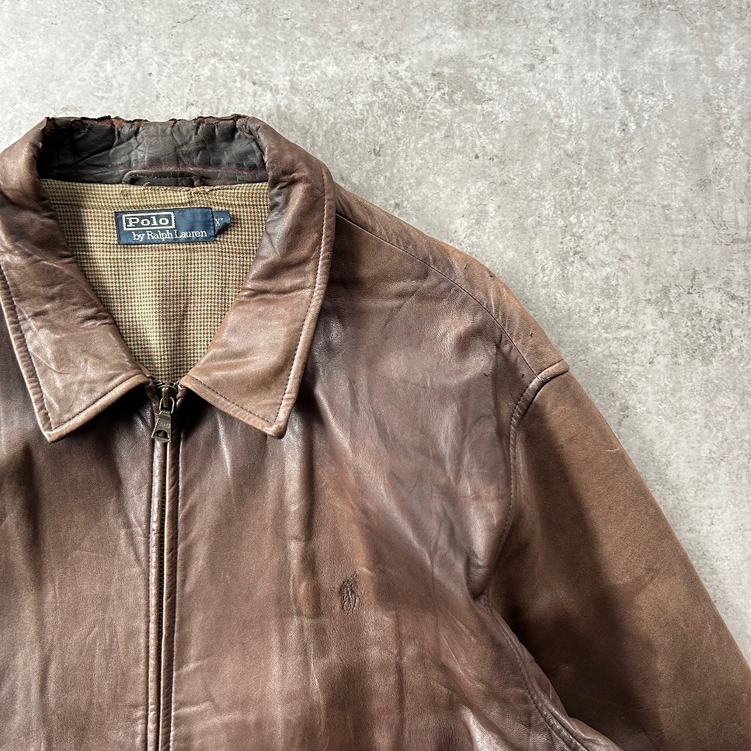 Ralph Lauren - 90s ラルフローレン レザージャケット スウィング