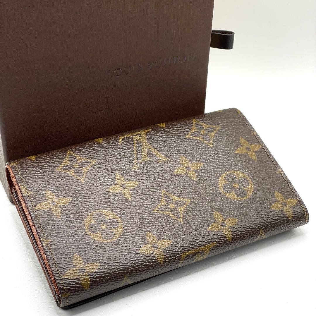 LOUIS VUITTON モノグラム ポルト モネ ビエ トレゾール 折財布