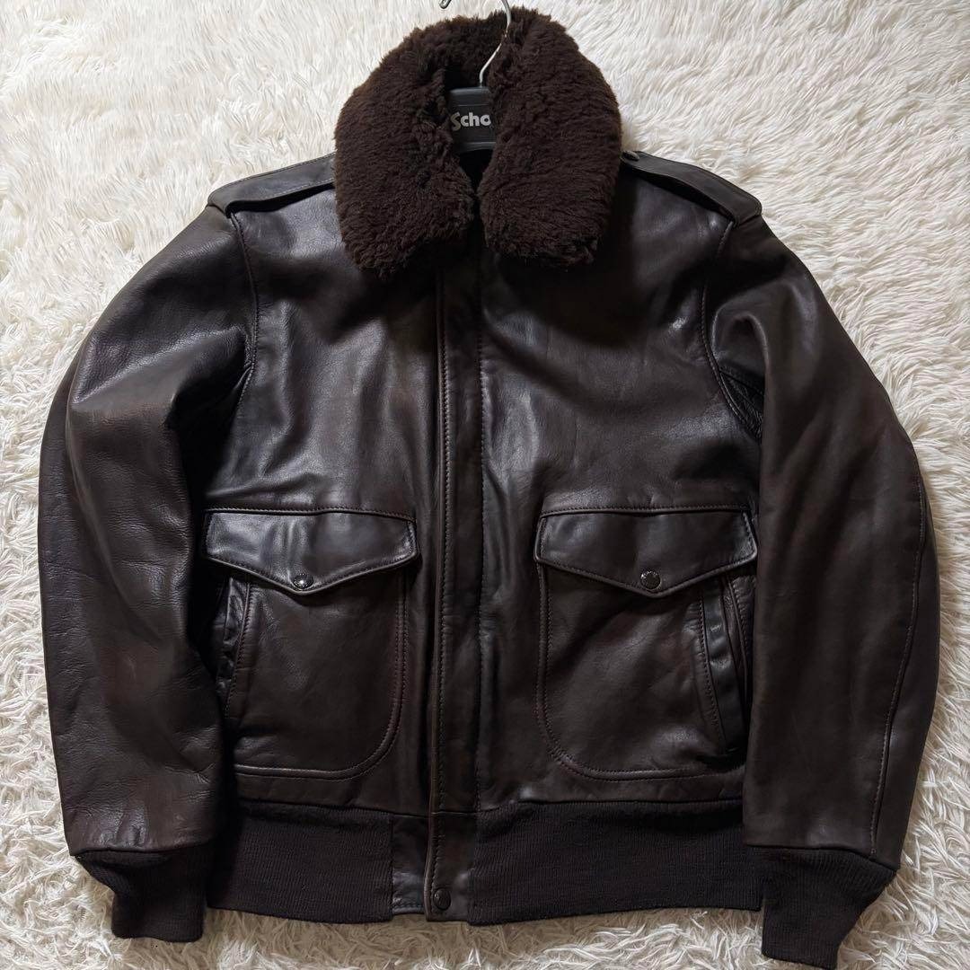 schott - 美品✨schott フライトジャケット G-1 184SM 本革 USA製 40の