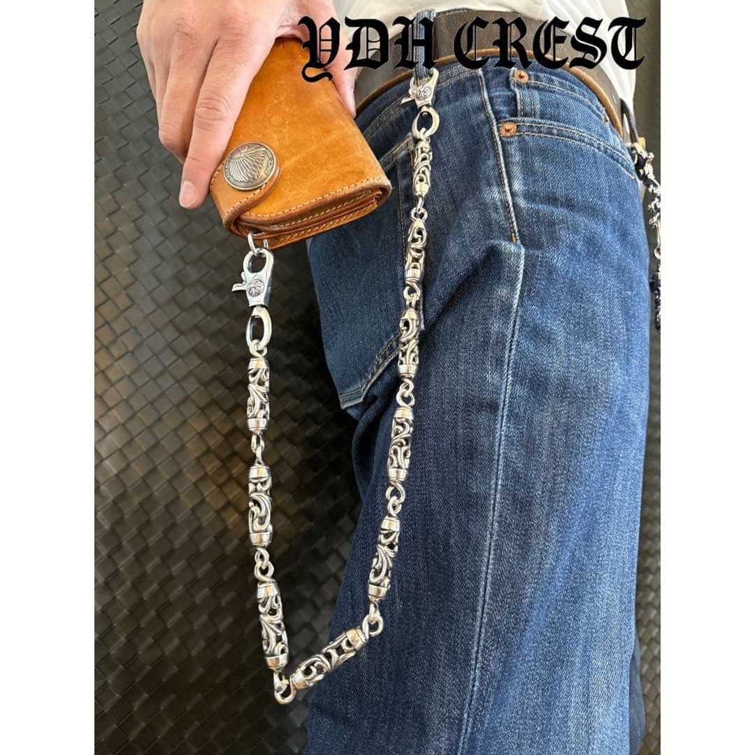 TARUGATA ウォレットチェーン バイカー必須ウォレットシルバーチェーン