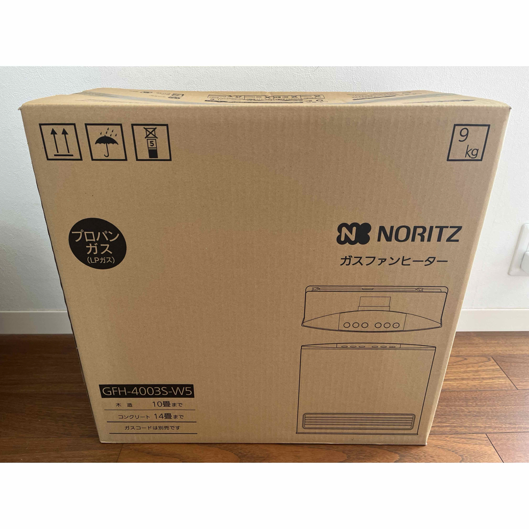 NORITZ - 未開封 プロパン用 ガスファンヒーター の通販 by 皿田きのこ