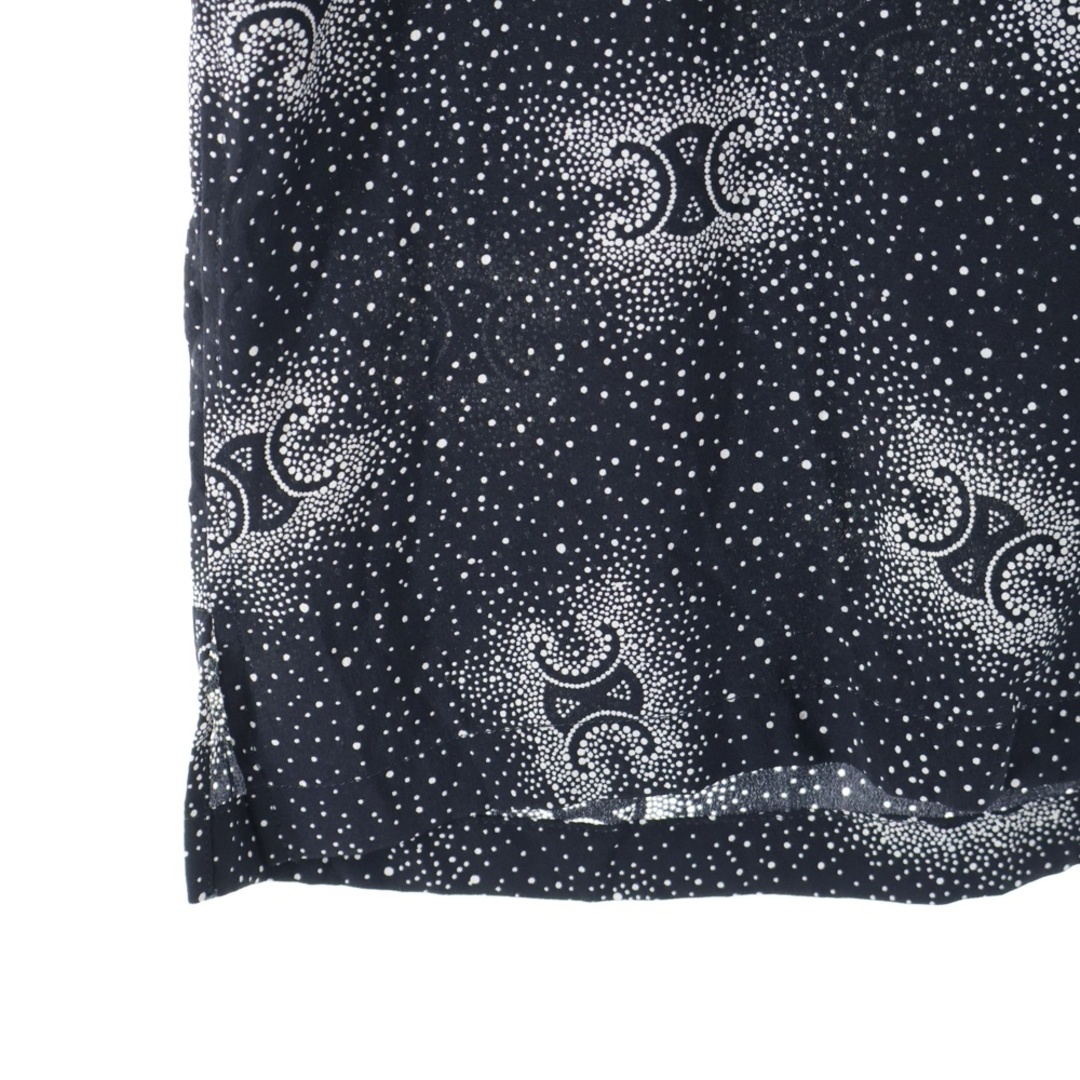 CELINE - CELINE セリーヌ 24AW トリオンフ総柄 シルクオープンカラー