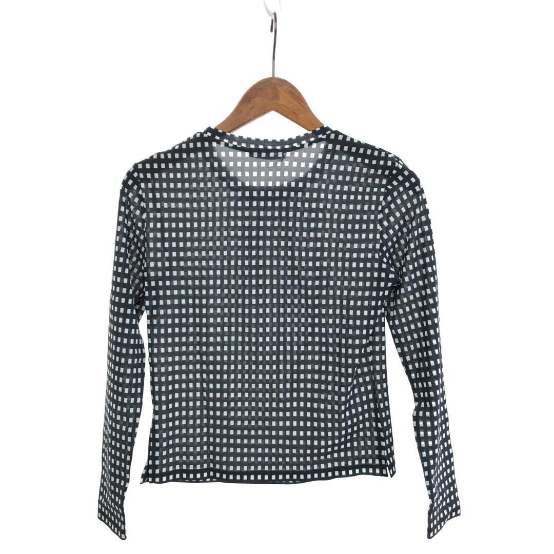 ISSEY MIYAKE イッセイミヤケ 長袖メッシュカットソー サイズ:2 総柄