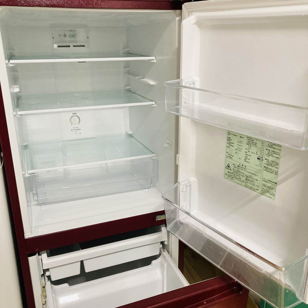 レッドで揃えたかわいい1人暮らし家電セット❗️大阪、大阪近郊配送と