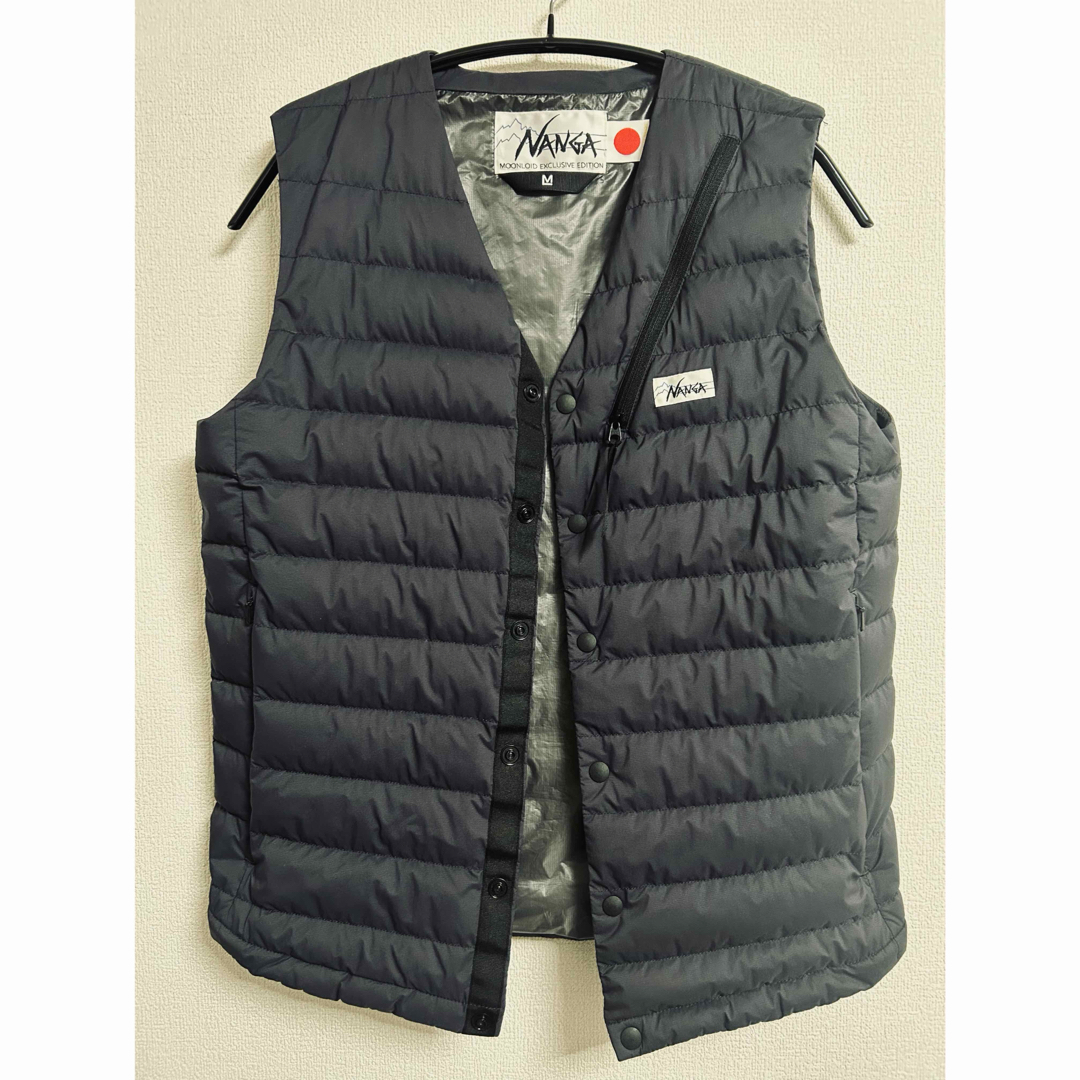 NANGA - 【別注/希少】NANGA ホワイトレーベル ダウンベスト XSサイズ