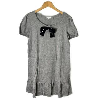 トゥー 新品 TO BE CHIC 大きい 44☆春 プリント チュニック 42 46