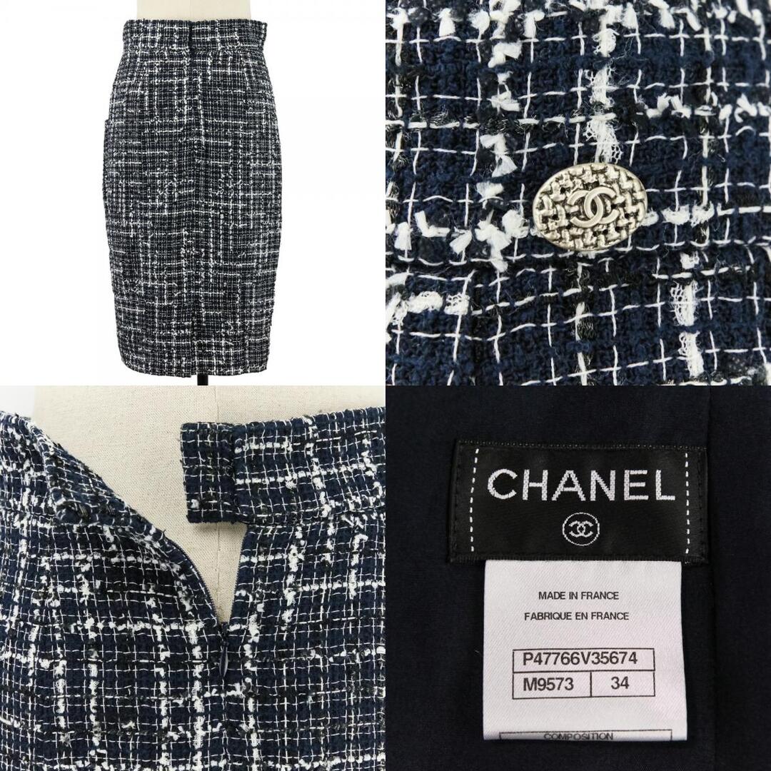 CHANEL - 美品 CHANEL シャネル ココマークボタン ツイードジャケット