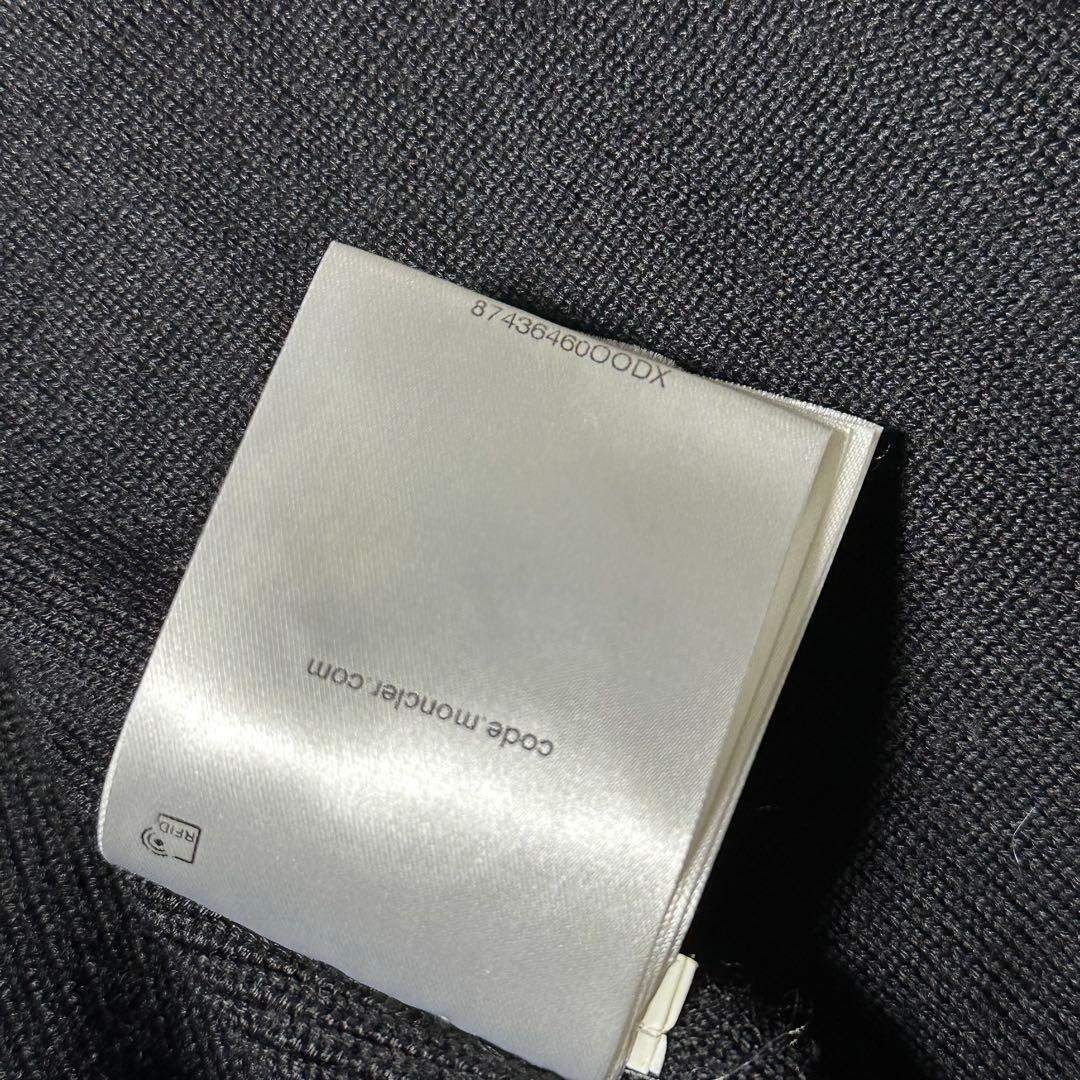 MONCLER - 2017年モデル MONCLER ハイブリッド ニット カーディガン 黒