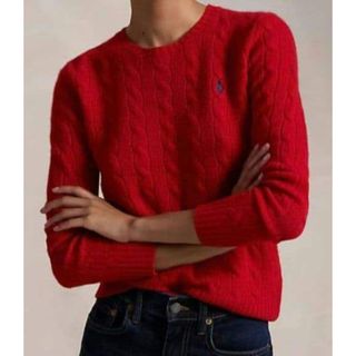 POLO RALPH LAUREN（ニット/セーター ・ レッド/赤色系）のフリマ