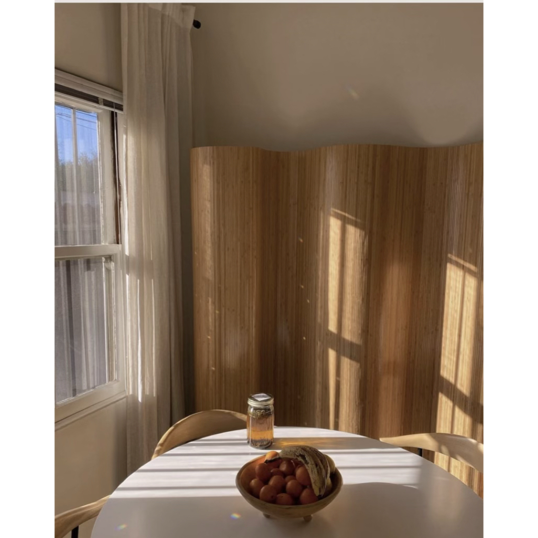 Artek風 ウッドカーブ パーテーションの通販 by MM's shop｜ラクマ