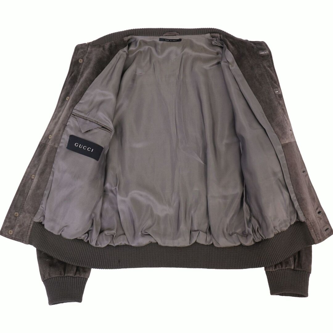 GUCCI - グッチ GUCCI ジャケット ブルゾン レザージャケット ボンバー