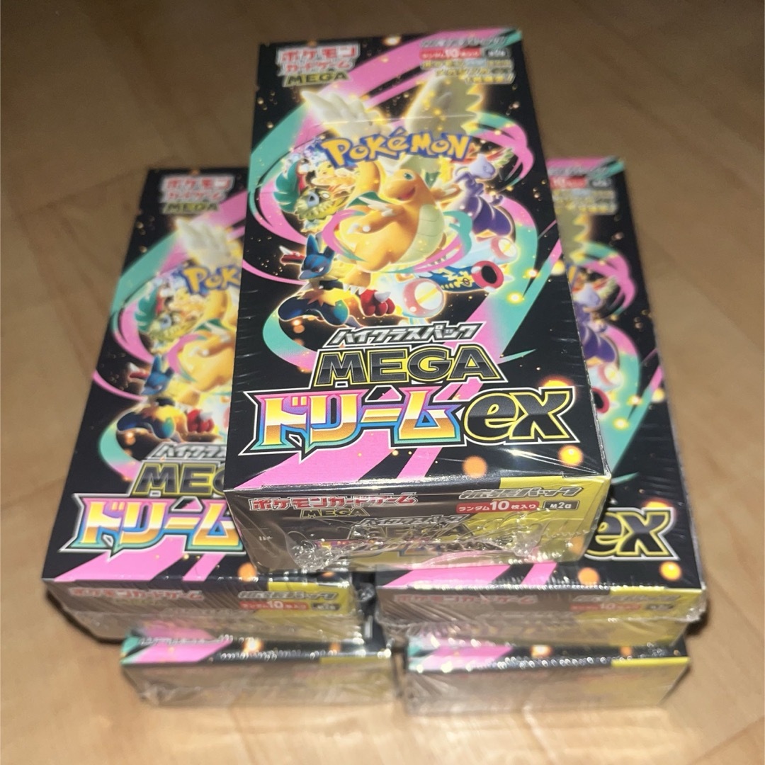 ポケモンカードゲーム MEGAドリームex 5BOX シュリンク付き 未開封