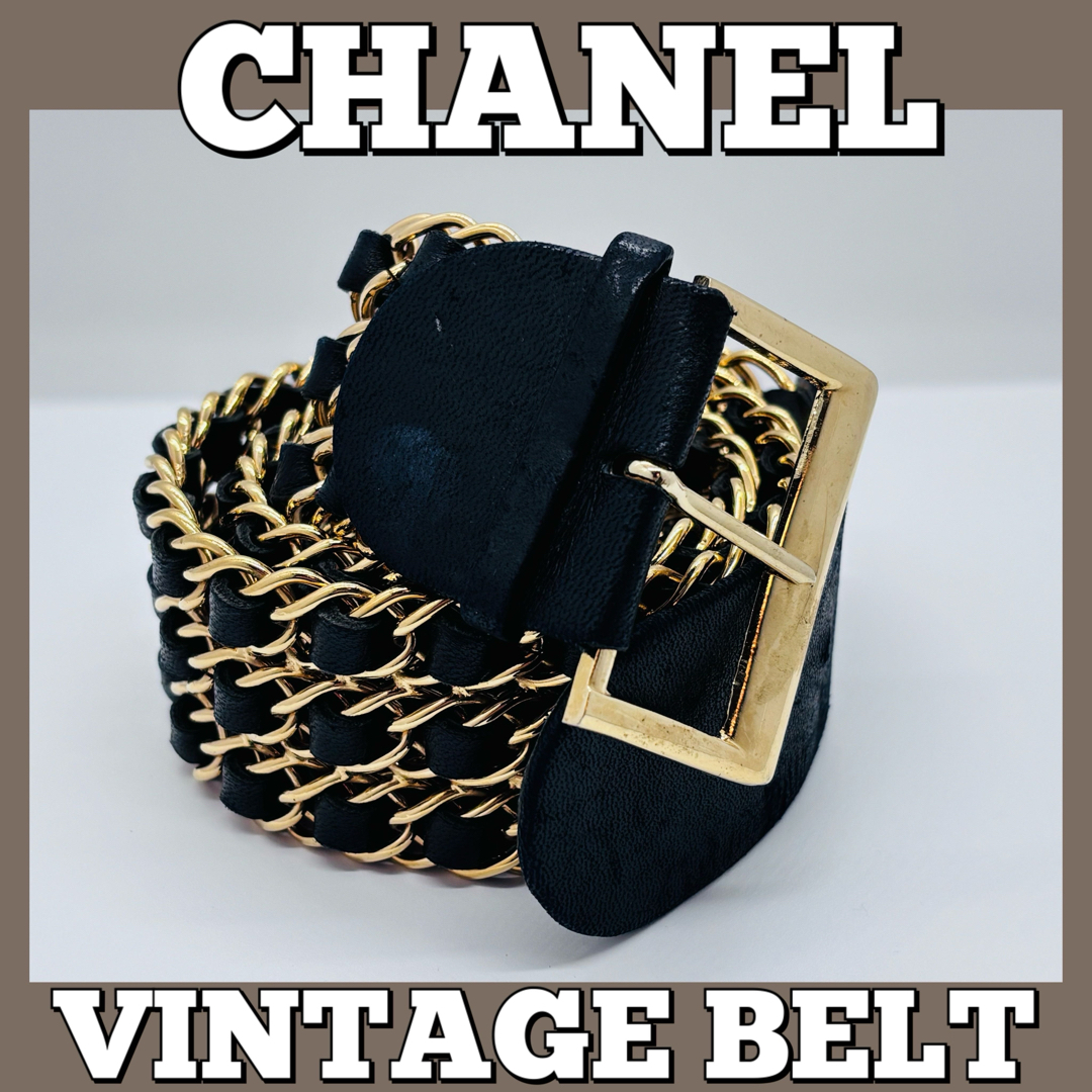 CHANEL - CHANEL/シャネル/ココマーク/チェーンベルト/ヴィンテージ
