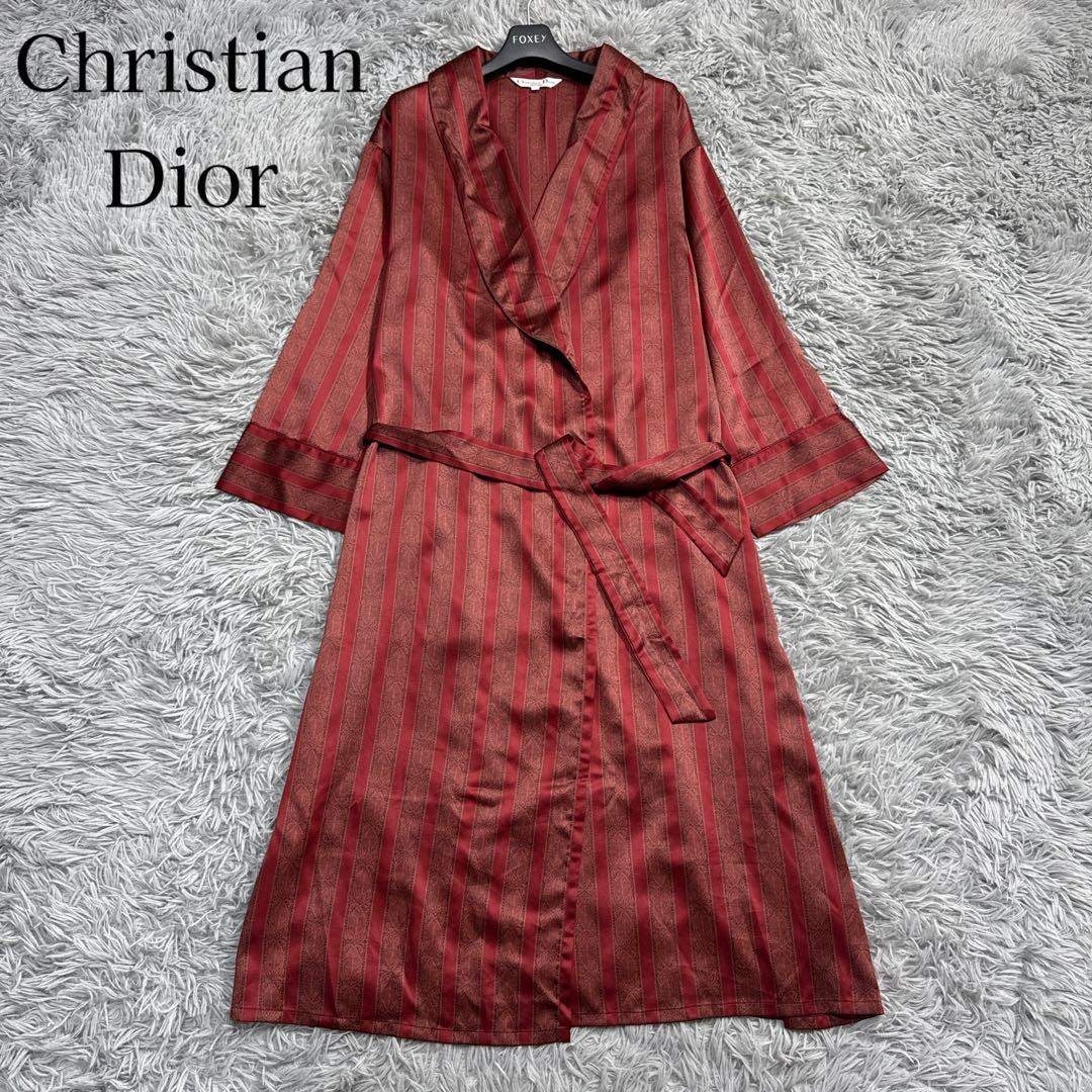 美品✨クリスチャンディオール ペイズリー 羽織り ガウンコート