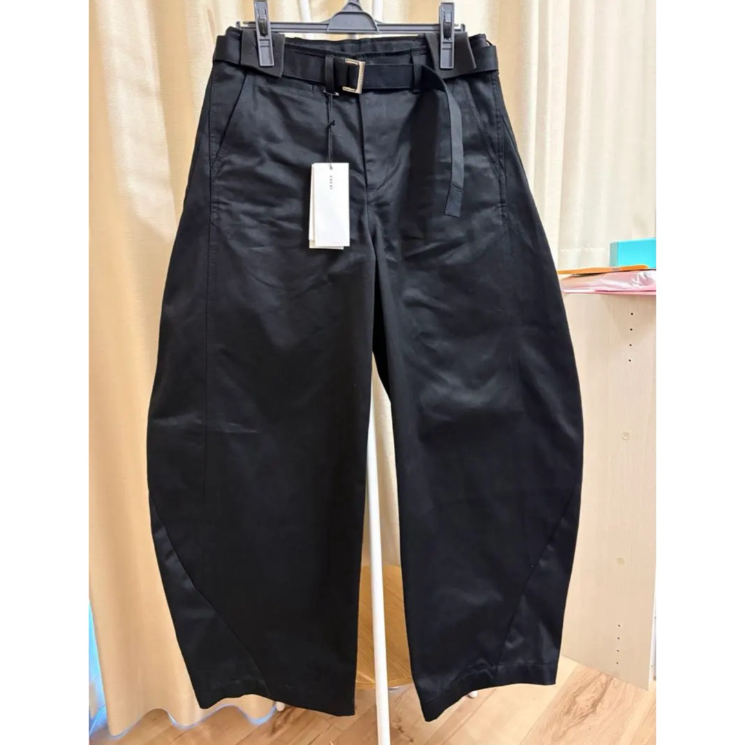 sacai - sacai 26ss cotton chino pants black 1の通販 by Rodman's