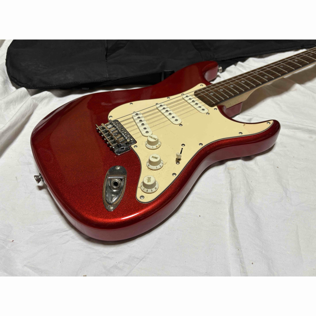 Legend エレキギター ストラト キャンディアップルレッド1926-02-1