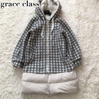 GRACE CONTINENTAL - グレースコンチネンタル ファー付きウールガウン