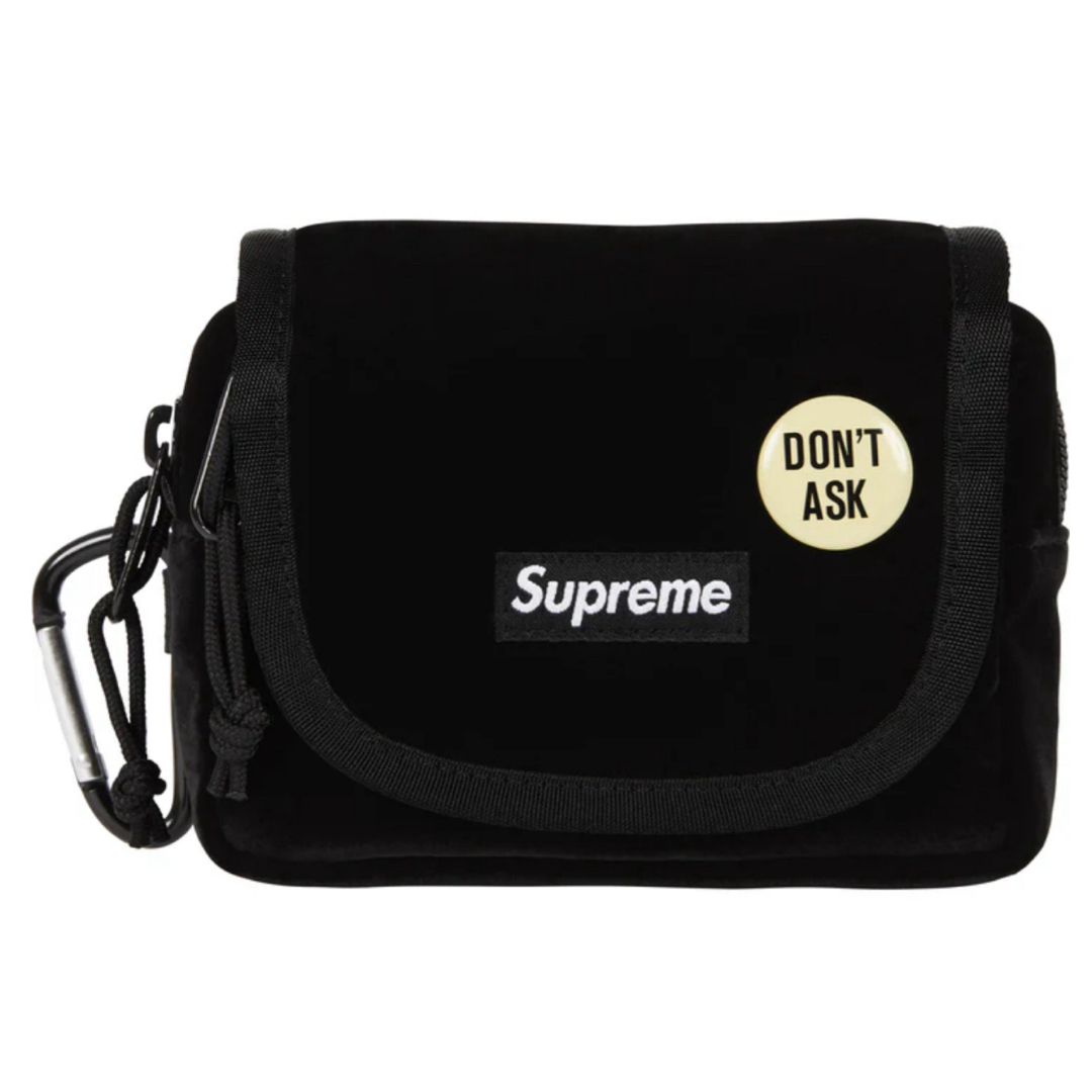 Supreme - Supreme ミニポーチ シュプリーム ベルベット Bag ブラック