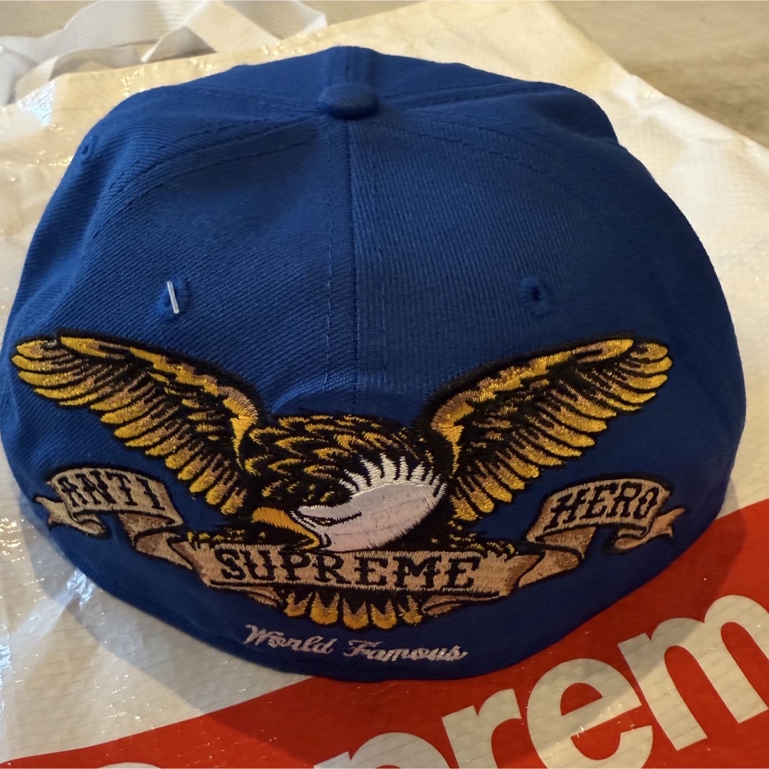 Supreme - Supreme x ANTIHERO New Era Blue 7 1/2の通販 by naz's