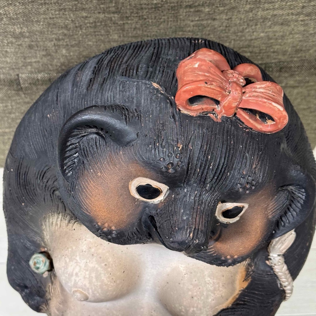 縁起物】たぬき 置物 60cm 特大 女の子 メス 商売繁盛 夫婦円満 開運