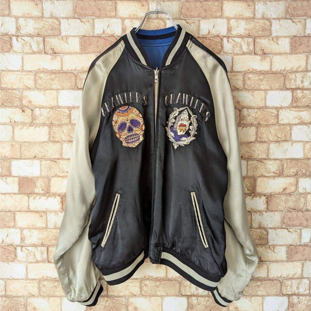 ハイセンス‼美品】バックストリートクローラー スカジャン 髑髏×手