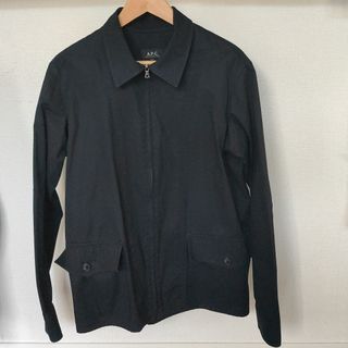 A.P.C - アーペーセー ウールブレンド ジップ ブルゾン XS ネイビー