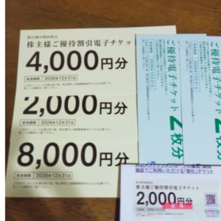 東急ホテルハーヴェスト 株主優待券2枚🎫の通販 by えいくん's shop