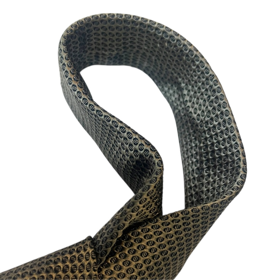 GUCCI - 【美品】GUCCI ネクタイ シルバーグレー ジャガード