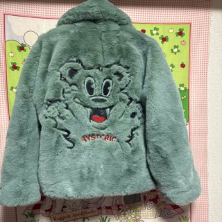 VIVIENNE TAM - ヴィヴィアンタム フェイクファー ジャケット 赤 0