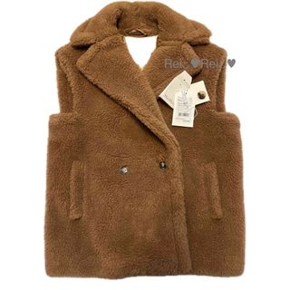 Max Mara - 新品タグ付 滝沢眞紀子着用 MaxMara テディベア ジレ36の