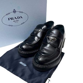PRADA - 【新品未使用】プラダ PRADA バックル ローファーシューズの