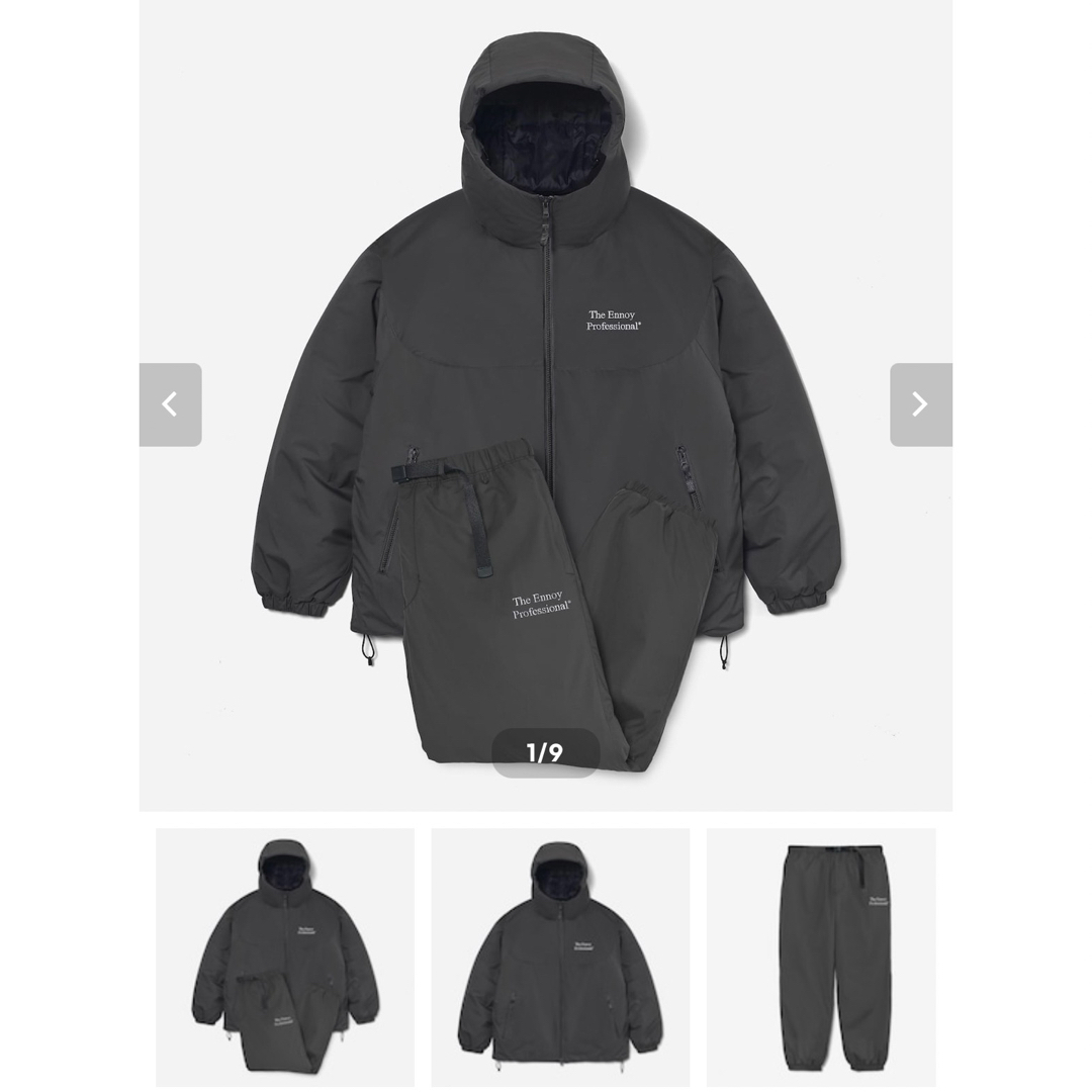 1LDK SELECT - ENNOY PADDED NYLON SET UP (GRAY)スタイリスト私物の