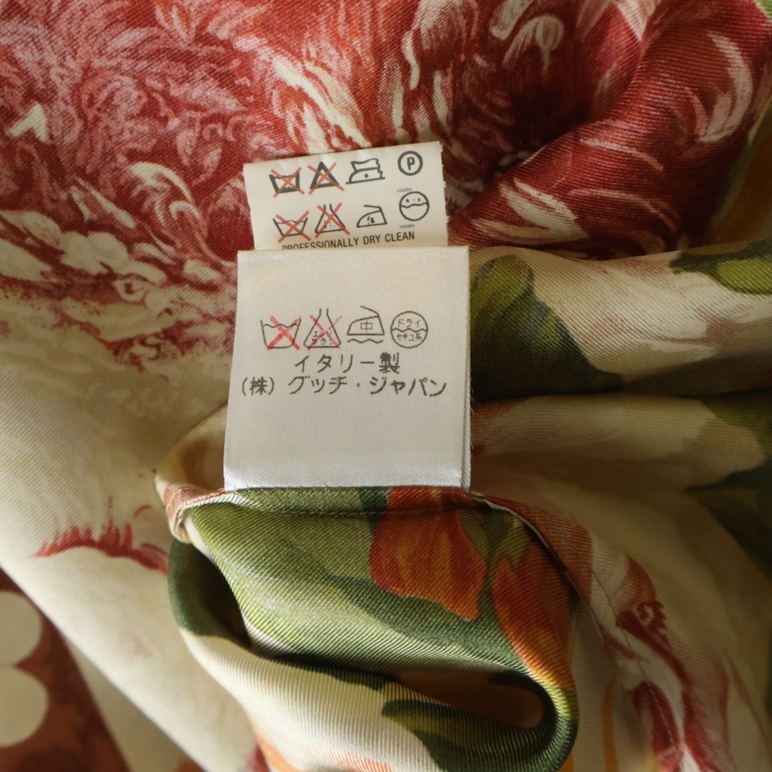 GUCCI - GUCCI グッチ トムフォード期 フラワー シルクシャツ ベージュ