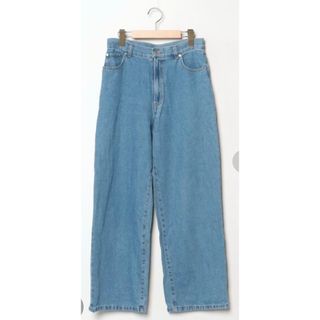 CLANE - 広瀬すず×CLANE TUCK WIDE DENIM PANTS アイスブルーの通販 by
