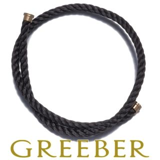 FRED - フレッド ブレスレット用コード フォース10 ブラック 2連 17