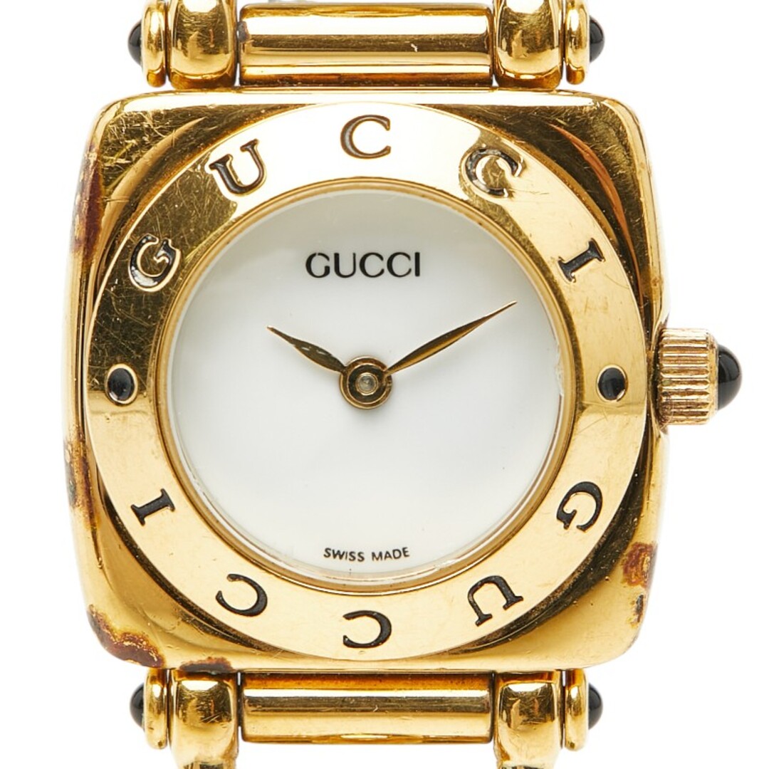 GUCCI - グッチ ホースビット ベルト（社外品） 腕時計 6300L クオーツ
