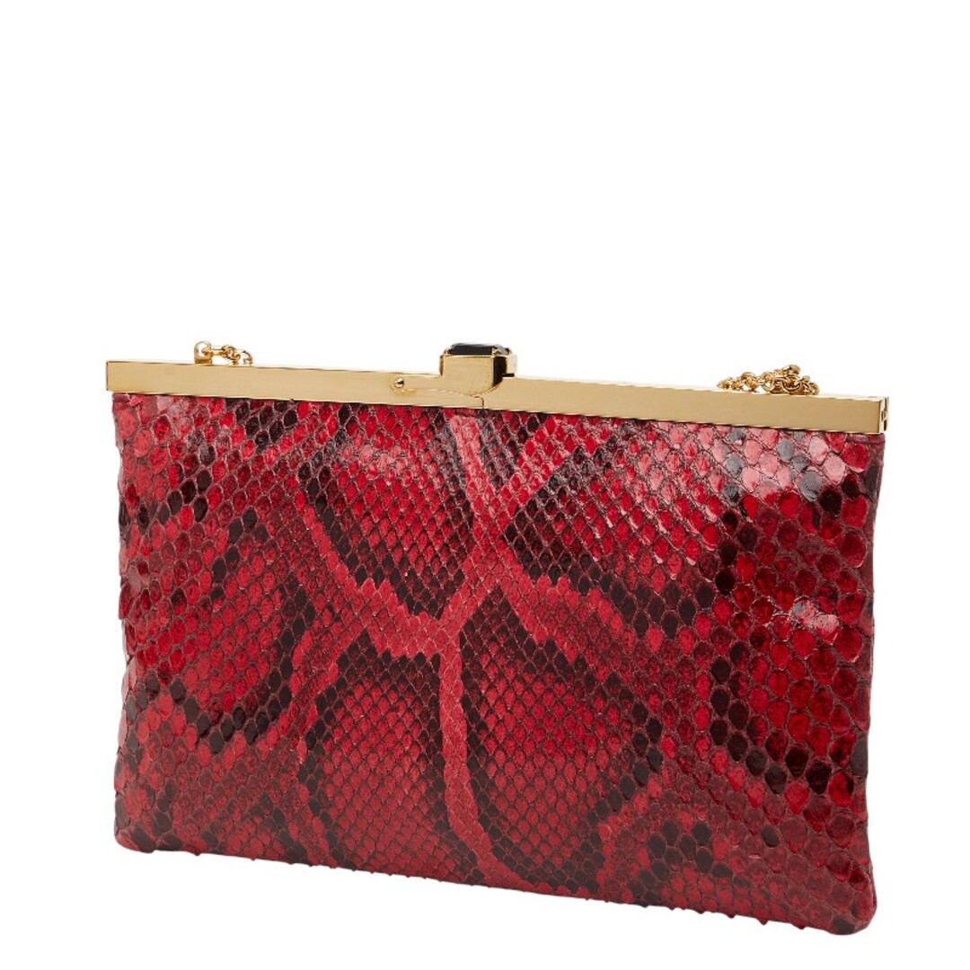 DOLCE&GABBANA - ドルチェアンドガッバーナ パイソン型押し チェーン