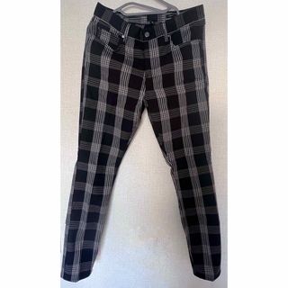 Needles - M 新品 WILDSIDE Needles ナロー トラック パンツ 黒 赤の