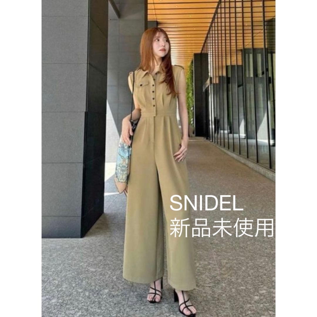 SNIDEL - 新品 人気完売 SNIDEL トレンチディテールオールインワン 0
