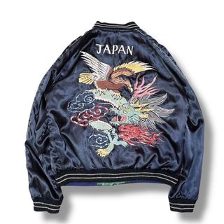 Talor Toyo - TAILOR東洋 アセテート製 リバーシブルスカジャン 鷹 龍