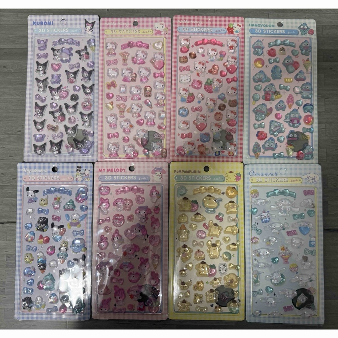 サンリオ ボンボンドロップシール 8枚セット 第2弾の通販 by マーチ's